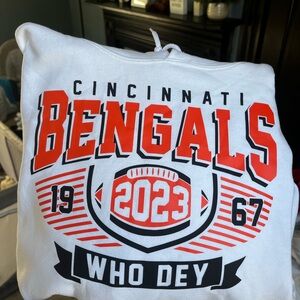 Cincinnati Bengals White Hoodie